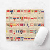 Flaggen, Abzeichen Mousepad (Mit Mouse)