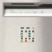 Flaggen, Abzeichen usw. Magnet (In Situ (Geschirrspüler))