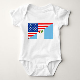 Flaggen-Amerika-Symbol Landes USA Guatemala halbes Baby Strampler