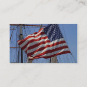 Flaggen amerikanisch visitenkarte (Rückseite)