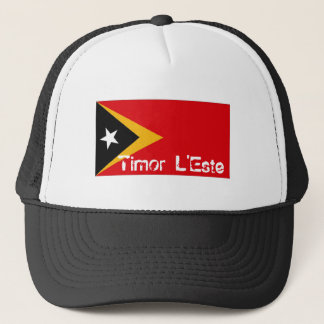 Flaggen-Andenkenhut Osttimor L'Este Truckerkappe