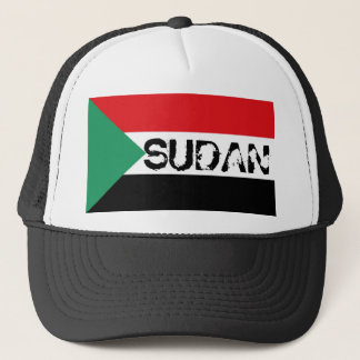 Flaggen-Andenkenhut Sudans sudanischer Truckerkappe