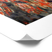 Flaggen auf dem Waldorf von Childe Hassam. Fine Ar Poster (Ecke)