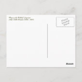 "Flaggen auf dem Waldorf" von Childe Hassam Postkarte (Rückseite)