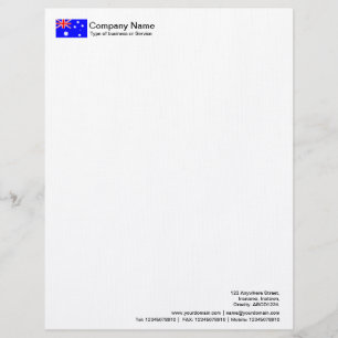 Flaggen - Australien Briefkopf