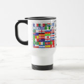 Flaggen-Ball-Reise-Tasse der Reisebecher (Links)