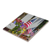 Flaggen + Blume Fliese (Seite)