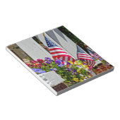 Flaggen + Blume Notizblock (angewinkelt)