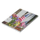 Flaggen + Blume Notizblock (Rotiert)