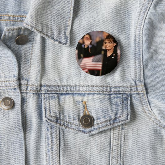 Flaggen-Button Sarahs Palin Button (Beispiel)