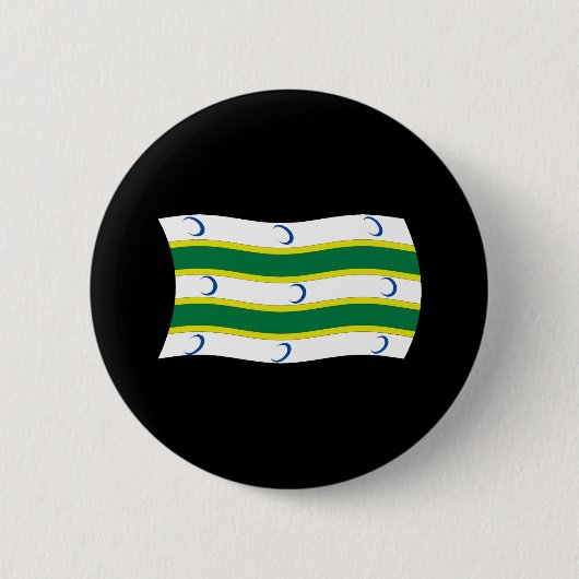 Flaggen-Button Turkmenistan Button (Vorderseite)