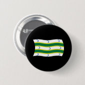 Flaggen-Button Turkmenistan Button (Vorne & Hinten)