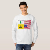 Flaggen der amerikanischen Revolution T-Shirt (Vorne ganz)