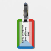 Flaggen der äquatorialen Guinea Einfache ID Persön Gepäckanhänger (Rückseite vertikal)