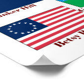 Flaggen der Freiheit Poster (Ecke)