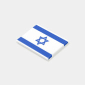 Flaggen der israelischen Post-it®-Notizen Post-it Klebezettel (angewinkelt)