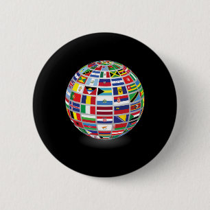 Flaggen der Länder der Welt Button
