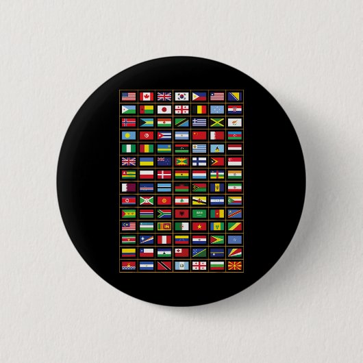 Flaggen der Länder der Welt Button (Vorderseite)