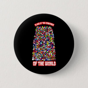 Flaggen der Länder der Welt Button