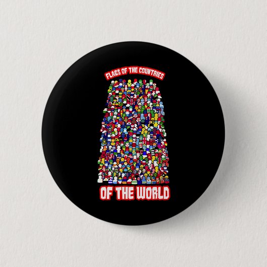 Flaggen der Länder der Welt Button (Vorderseite)