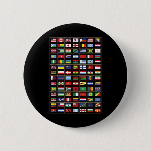 Flaggen der Länder der Welt Button (Vorderseite)
