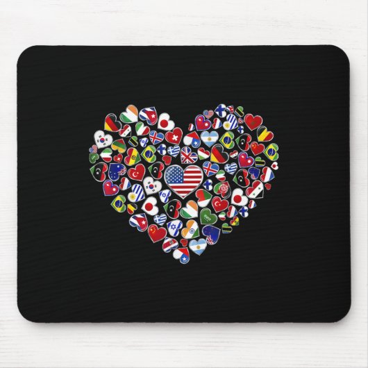 Flaggen der Länder der Welt, ein kulturelles Ex Mousepad (Vorne)