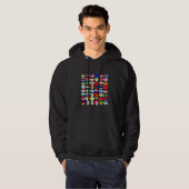 Flaggen der Länder der Welt Hoodie (Vorne ganz)