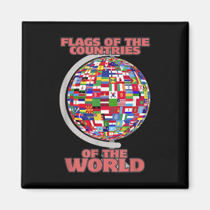 Flaggen der Länder der Welt Magnet