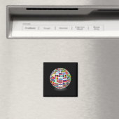 Flaggen der Länder der Welt Magnet (In Situ (Geschirrspüler))