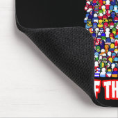 Flaggen der Länder der Welt Mousepad (Ecke)