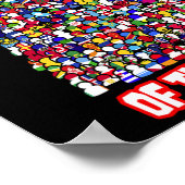 Flaggen der Länder der Welt Poster (Ecke)