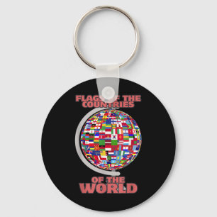 Flaggen der Länder der Welt Schlüsselanhänger
