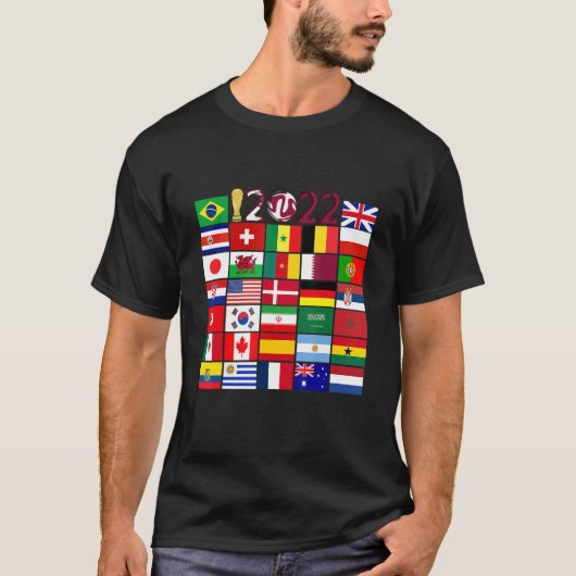 Flaggen der Länder der Welt T-Shirt (Vorderseite)