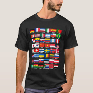 Flaggen der Länder der Welt T-Shirt