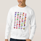 Flaggen der Länder Sweatshirt (Vorderseite)