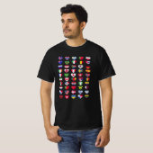 Flaggen der Länder T-Shirt (Vorne ganz)