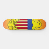 Flaggen der Skateboard-Jungfrau Skateboard (Horizontal)