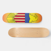 Flaggen der Skateboard-Jungfrau Skateboard (Horizontal)