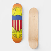 Flaggen der Skateboard-Jungfrau Skateboard (Vorderseite)
