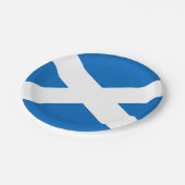 Flaggen der Teller von Scotland Paper (Schrägansicht)