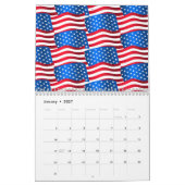 Flaggen der USA Kalender (Jan 2027)