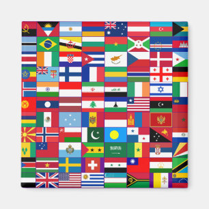 Flaggen der Welt Magnet