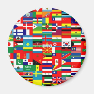 FLAGGEN DER WELT MAGNET