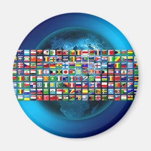 Flaggen der Welt Magnet