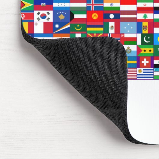 Flaggen der Welt Mousepad (Ecke)