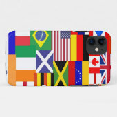 Flaggen der Welt sammeln Case-Mate iPhone Hülle (Rückseite (Horizontal))