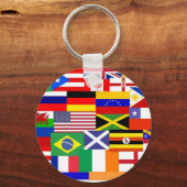 Flaggen der Welt sammeln Schlüsselanhänger (Vorderseite)
