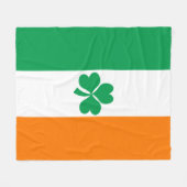Flaggen des Kleeblatts Irland Fleecedecke (Vorderseite (Horizontal))