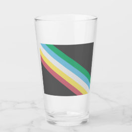 Flaggen des Schwerpunkts Behinderung Glas