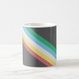 Flaggen des Schwerpunkts Behinderung Kaffeetasse
